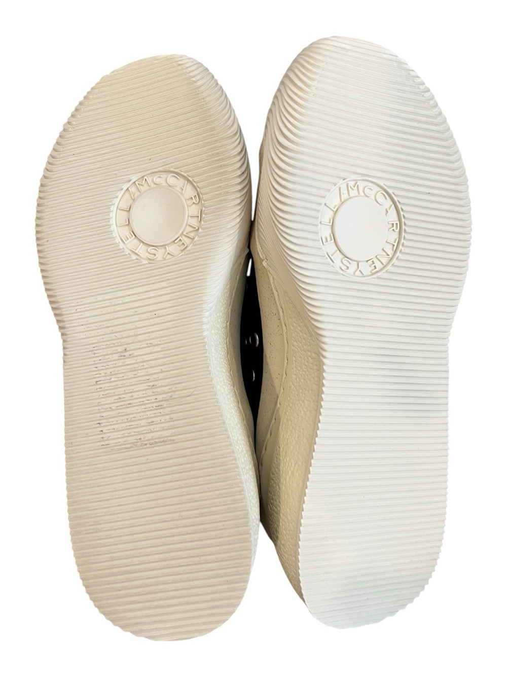 Stella McCartney Loop Platform Sneakers EU 37 Black White Vegan Made in Spain - Picture 8 of 15